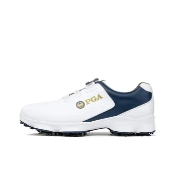 PGA Shock Absorbers With Slip Resistant Features Low Top Golf Shoes Men's Blue White