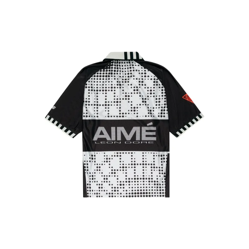 New Balance X AIME LEON DORE New Balance Co-brand Polo Shirts Unisex Black-1