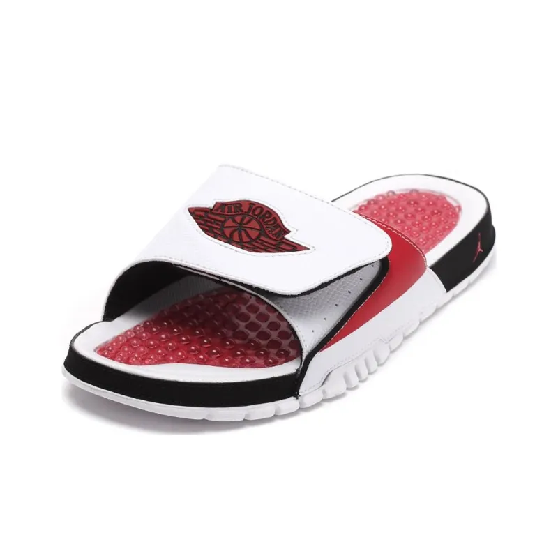 JORDAN Hydro Ii Retro Slides Sandals 'White Red'-2