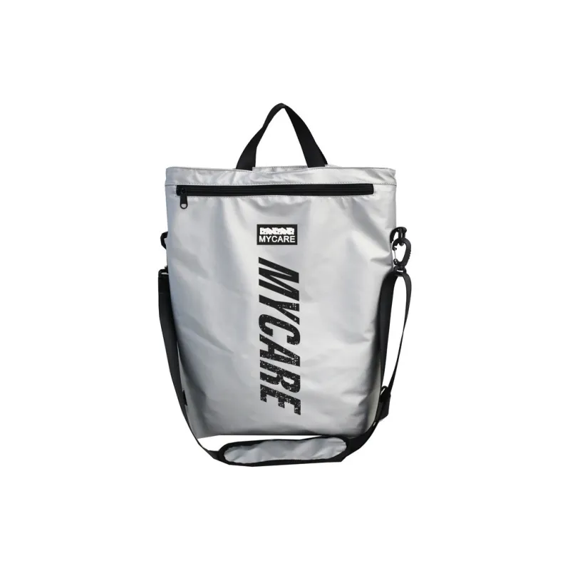 GEERDUN Oxford Backpack Regular Unisex Black/Silver-4