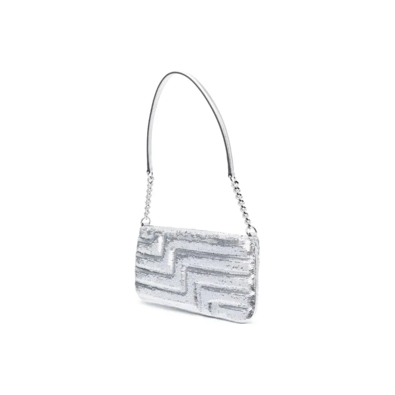 Jimmy Choo Avenue Slim Sequin-embellished Bag-1