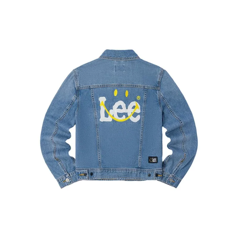 Lee x Smiley Denim Jacket Women's Light Blue-1