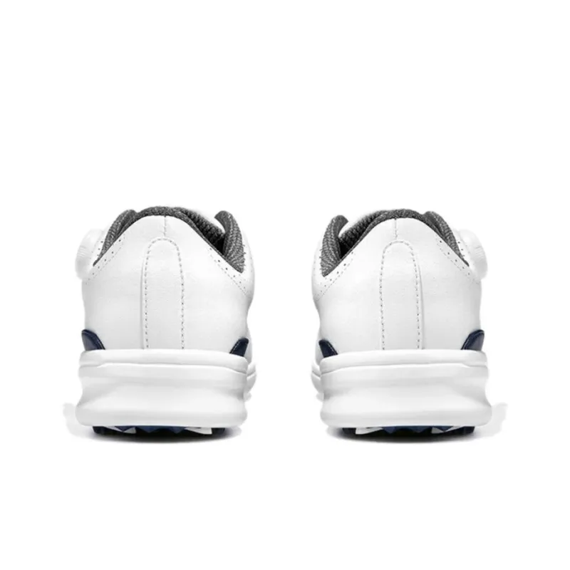 PGA Abrasion Resistant Slip Resistant Lightweight Low Top Golf Shoes Women's White-3