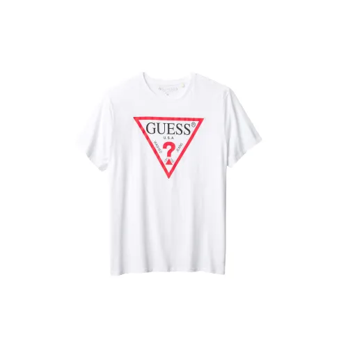 GUESS T-Shirts Men White