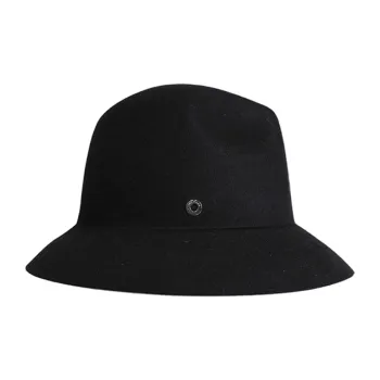 Loro Piana Rabbit Fur, Cashmere Fur Bucket Hats Women's Black
