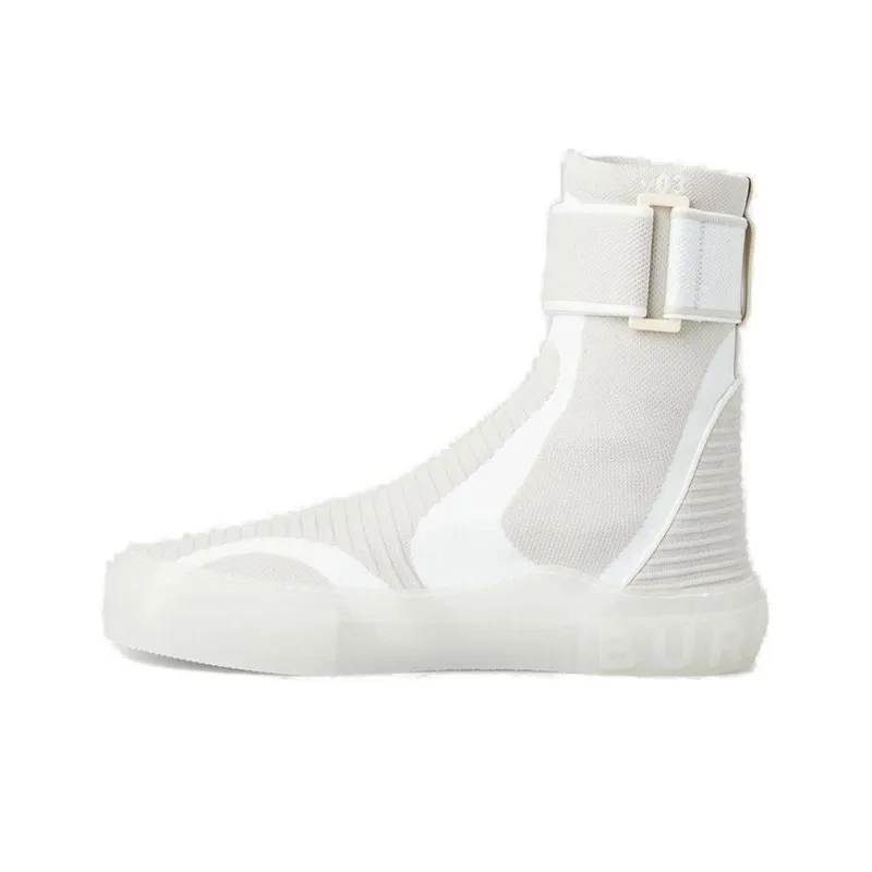 Burberry Sub High-Top Sneaker Off White-0
