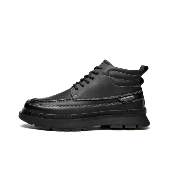 CHINT Casual Shoes Men High-Top Black