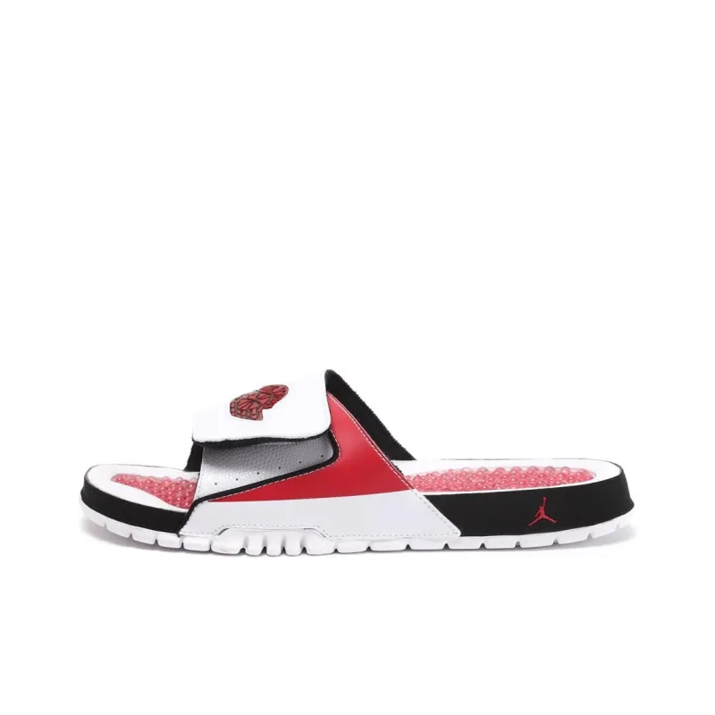 JORDAN Hydro Ii Retro Slides Sandals 'White Red'-0