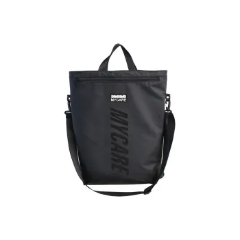 GEERDUN Oxford Backpack Regular Unisex Black/Silver