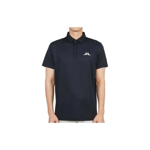 J.Lindeberg Polo Shirts Men Marine Blue