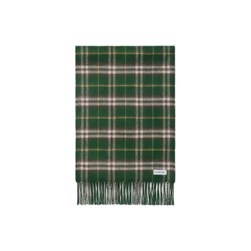 Burberry Reversible Vintage Check Cashmere Scarf-2