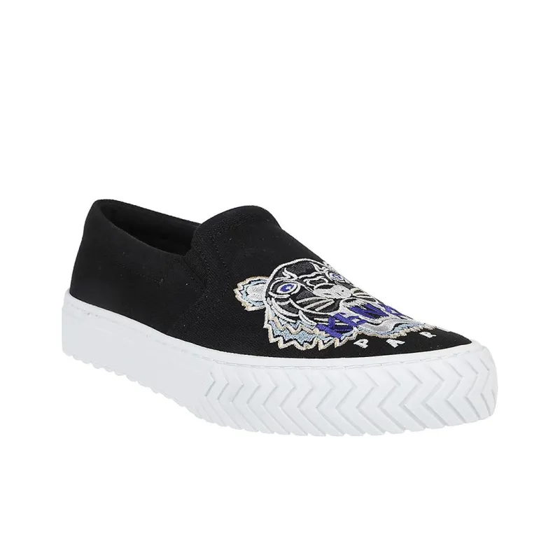 KENZO Takumi Takada Low Top Stylish Skateboarding Shoes Men's White Black-1
