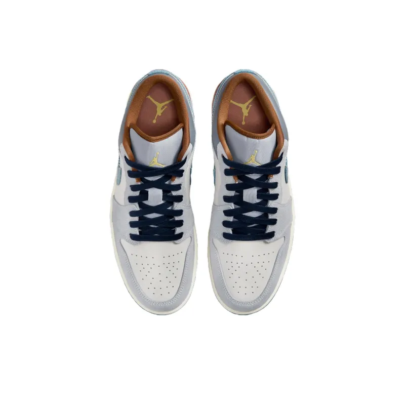 Air Jordan 1 Low SE "Repaired Denim Swoosh"-3