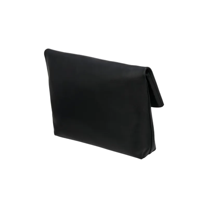 ZARA Sheepskin Tote Bag Shopping Bag Clutch Portable Crossbody One Shoulder Unisex Black-2