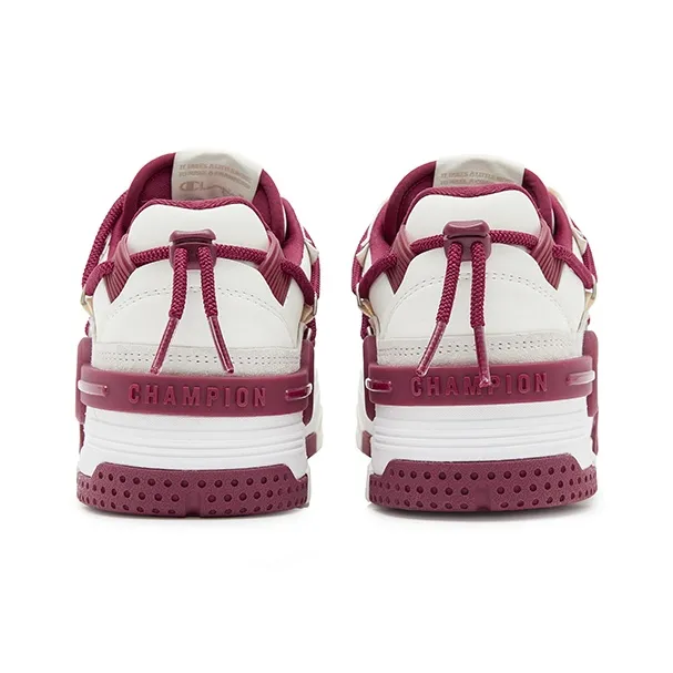 Champion Bumper V1 Headphone Shoes Low Top Skateboard Shoes Men's Dark Red-3
