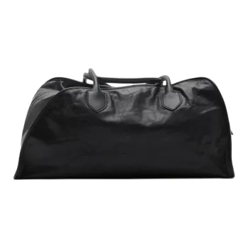Burberry Calfskin Handbags Travel Bags Medium Size Men's Black