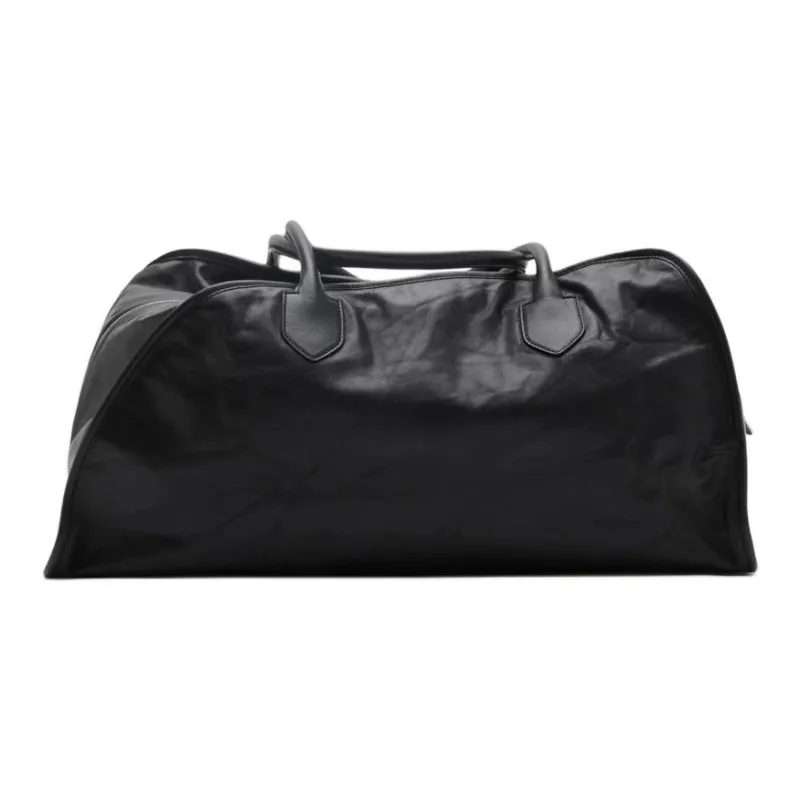 Burberry Calfskin Handbags Travel Bags Medium Size Men's Black-0