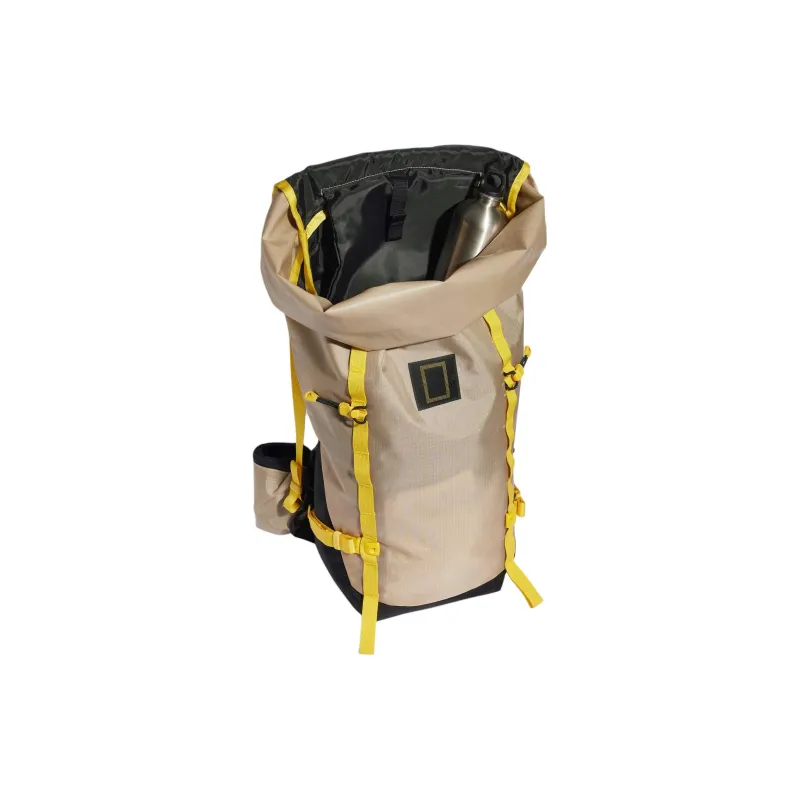 Adidas Recycled Nylon Backpack Unisex Beige & Black-3