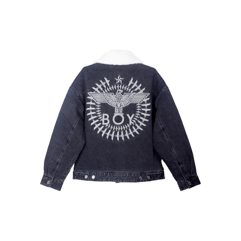 Boy London Denim Jacket Unisex Black-1