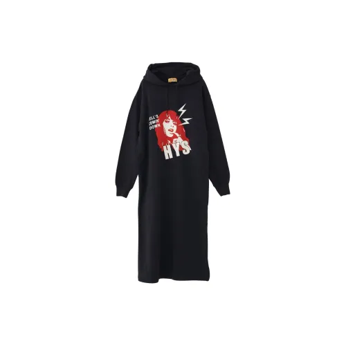 HYSTERIC GLAMOUR Long-Sleeved Dresses Women's Black