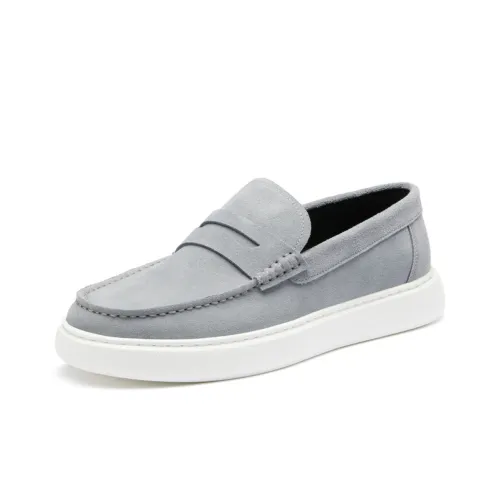 SEVEN Loafers Men Low-Top Gray