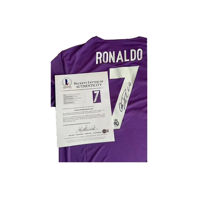 Huayitaojin Portugal Football Fan Supply With Beckett Authority Certificate Of Authenticity-0