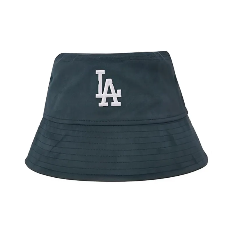 New Era Cotton Polyester Elastane Blend Bucket Hats Unisex Dark Green-1