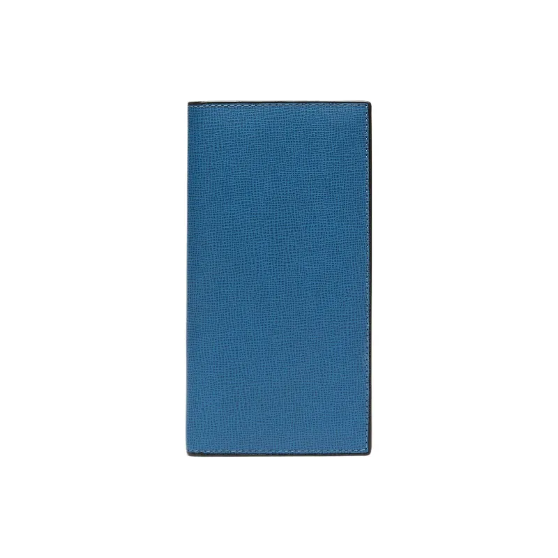 Valextra Calfskin Wallet Women's Cobalt Blue-0