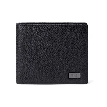 HLA Genuine Leather, Cow Leather Wallet, Wallet, Wallet Card Holder Unisex Black