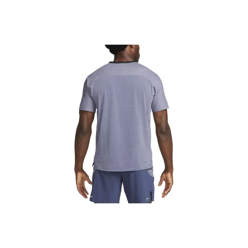 Nike Dri Fit Short Sleeve Running Top T Shirt Men's Light Purple-1