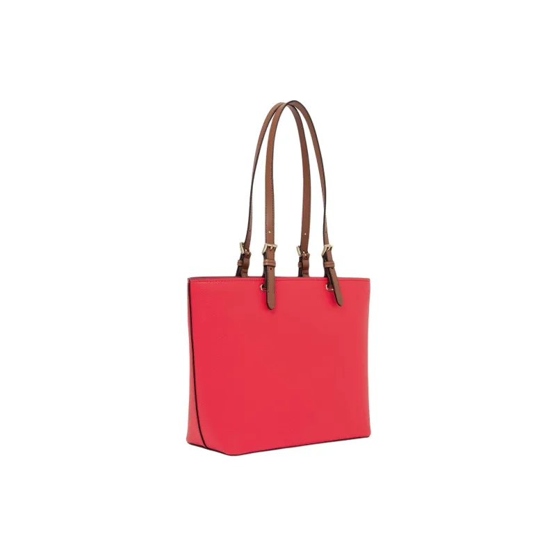 MICHAEL KORS Jet Set Travel Cotton And Polyurethane Tote Bag Shopping Bag Handbag Shoulder Bag Women's Red-1
