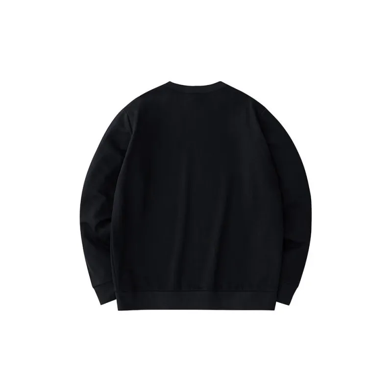 Anta Life Collection Sweatshirt Unisex Basic Black Gray-1