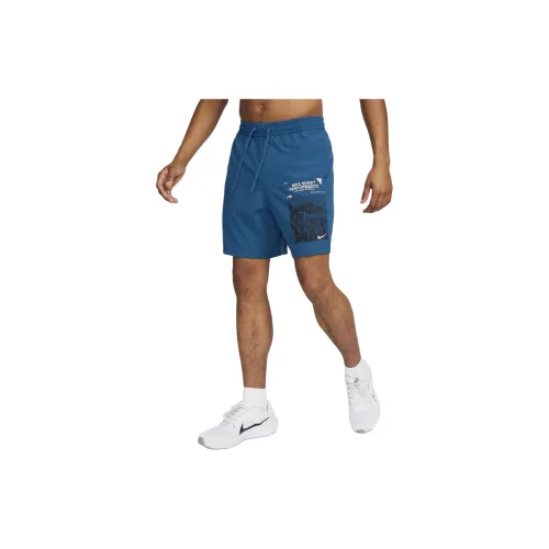 Nike Casual Shorts Men Courtyard Blue