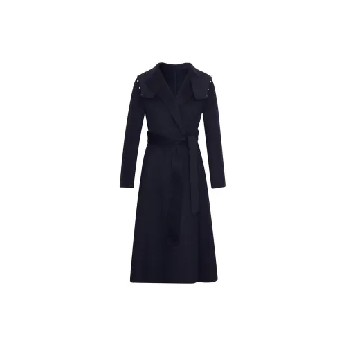 Brother is really good Coats Women's Deep Navy Blue