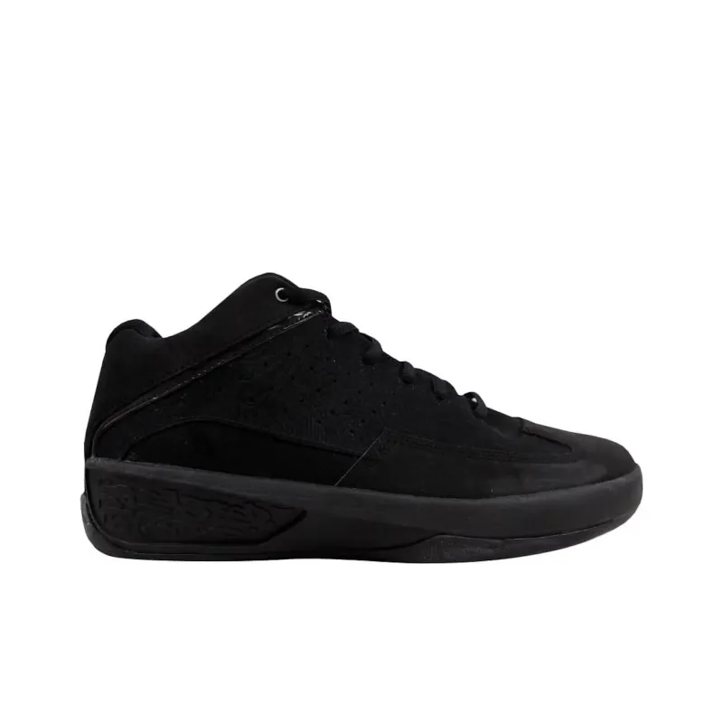 Jordan 2 Smooth Black Metallic Silver White-1