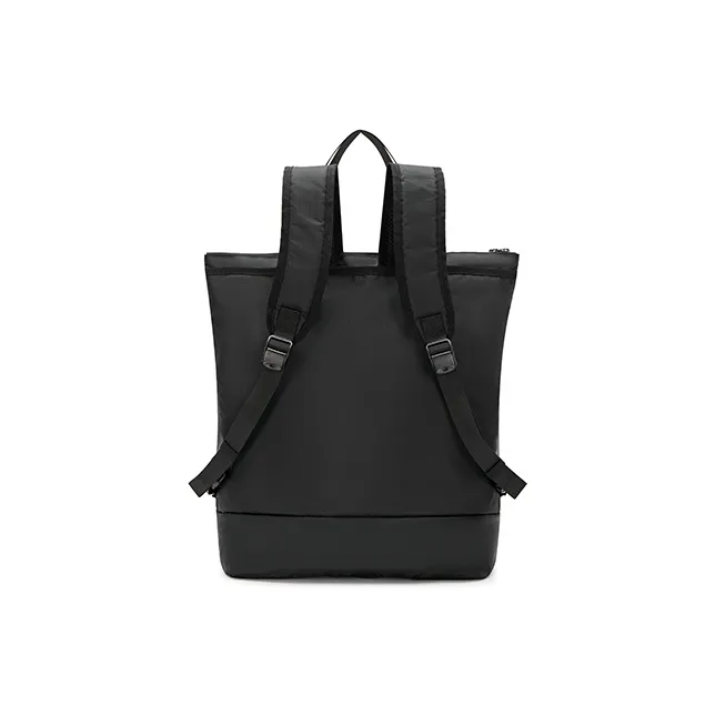 Champion Fabric Backpack Large Size Unisex Black-3