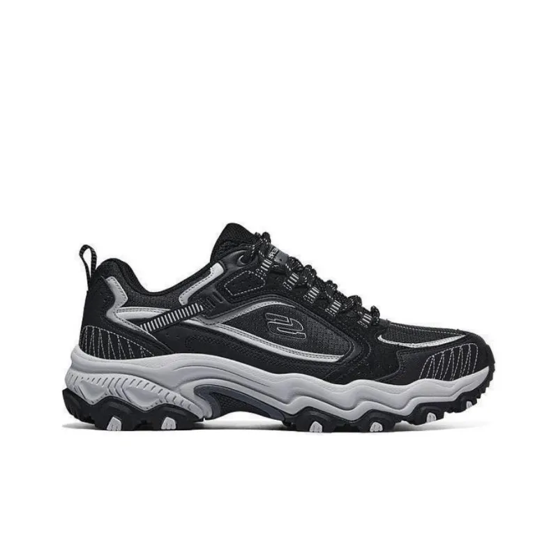 Skechers OUTDOOR Cushioning Lightweight Low Top Outdoor Shoes Men's Black-1