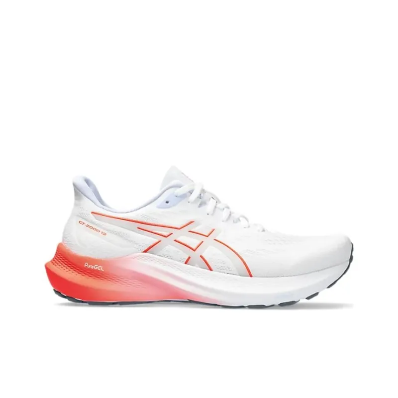 Asics GT 2000 12 White Sunrise Red Women's-1