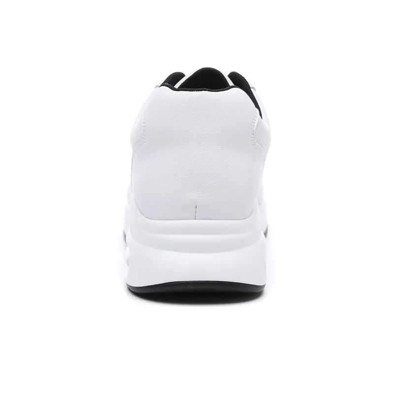 RED DRAGONFLY White Sneakers Low Top Athletic Shoes Women's White Fleece Lined Thermal-3