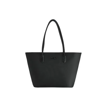 FILA Fabric Tote Bag Shopping Bag Shoulder Bag Handbag Extra Small Women's Jet Black