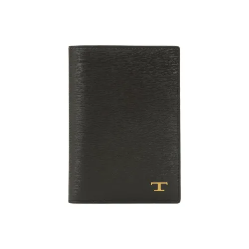 TOD'S Cow Leather Passport Holder Men's Brown