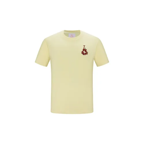 Abigthanks T-Shirts Women's Light Yellow