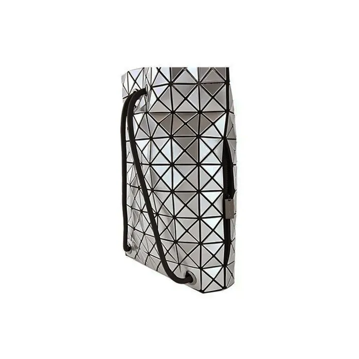 ISSEY MIYAKE Wring PVC With Polyester Backpack Unisex Silver-3