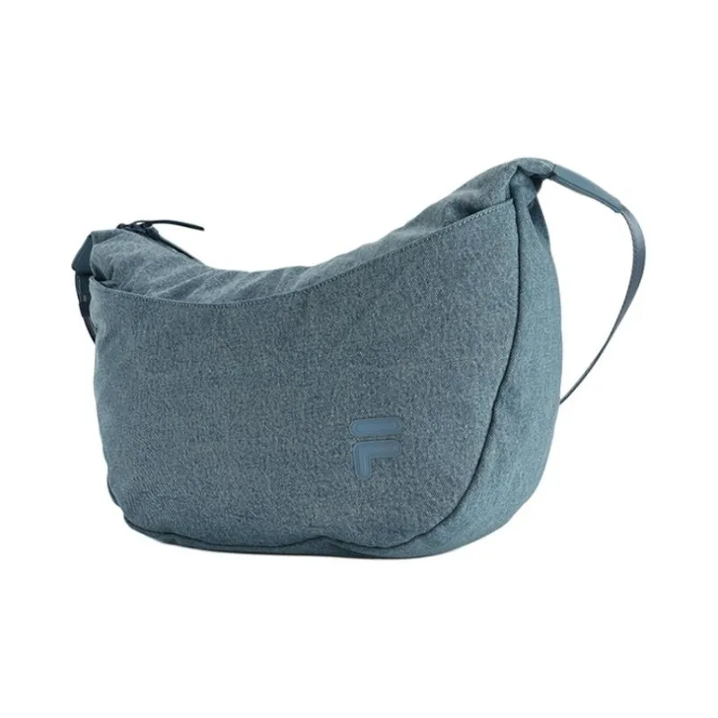 FILA FUSION Fabric Shoulder Bag, Crossbody Bag Extra Small Unisex Denim Blue-1