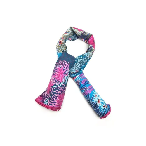 HERMES Silk Scarves Women's Multicolor