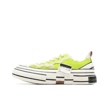 VESSEL Big Green G.O.P. Lows Non slip Lightweight Low Top Skateboard Shoes Unisex Neon Green