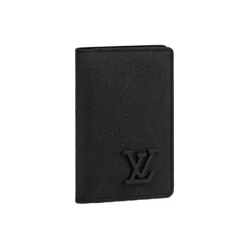 LOUIS VUITTON Aerogram Pocket Organizer Black