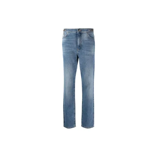 TWINSET Stonewashed Straight-leg Jeans