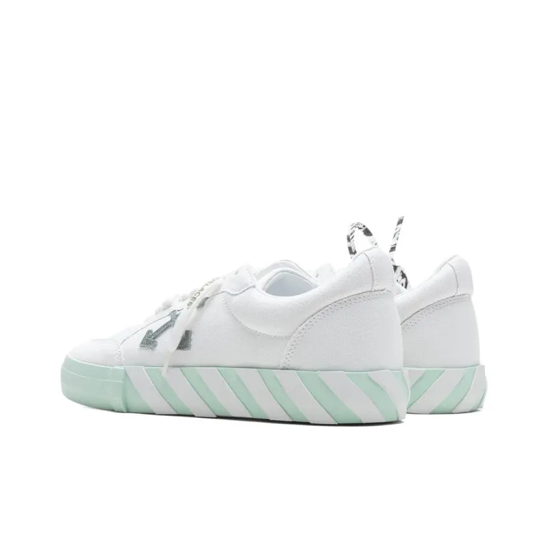 OFF WHITE Vulc Low Eco Canvas White Mint Green-3