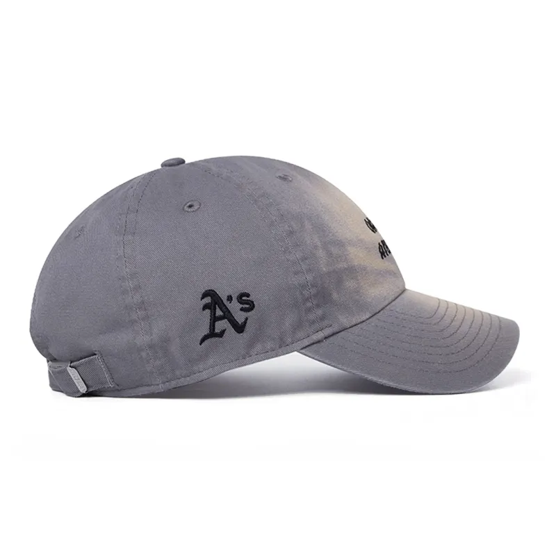 New Era Cotton Baseball Caps Unisex Gray-1
